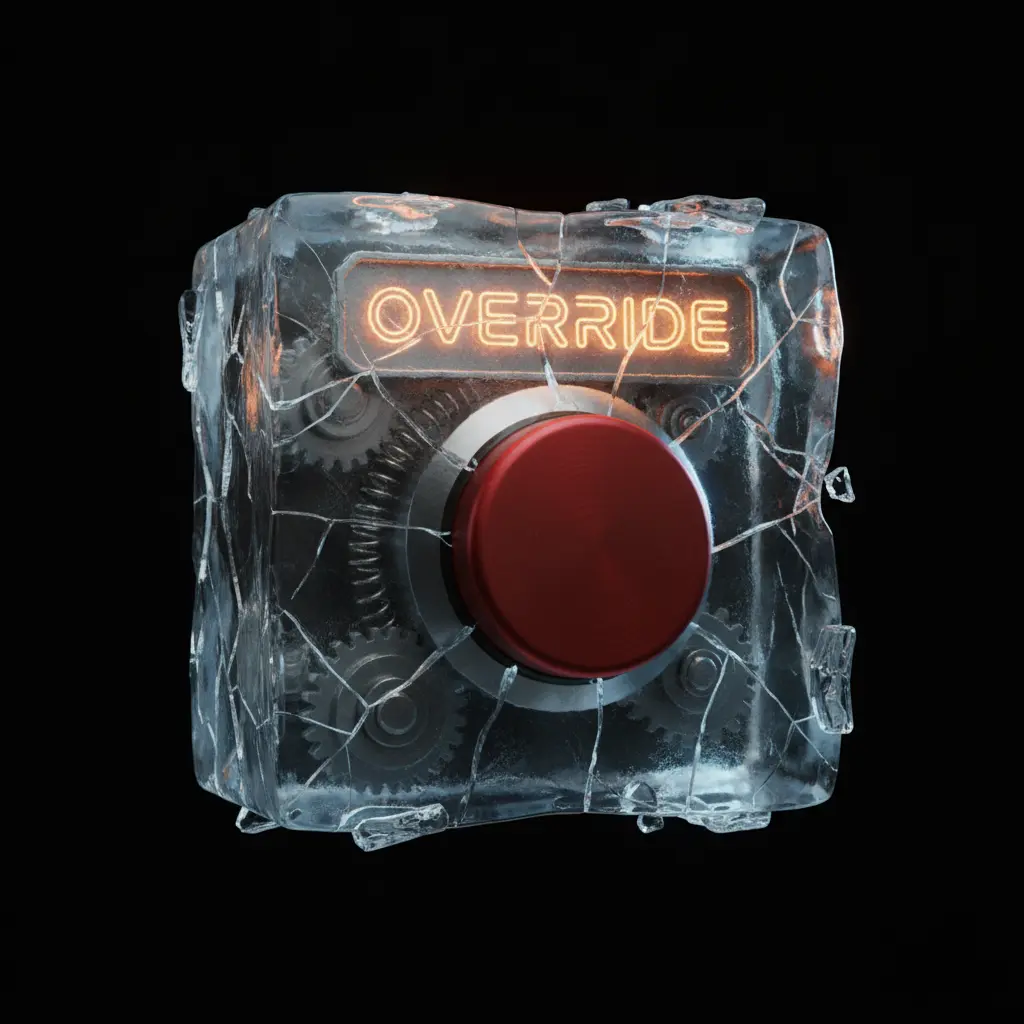 Defrost override button